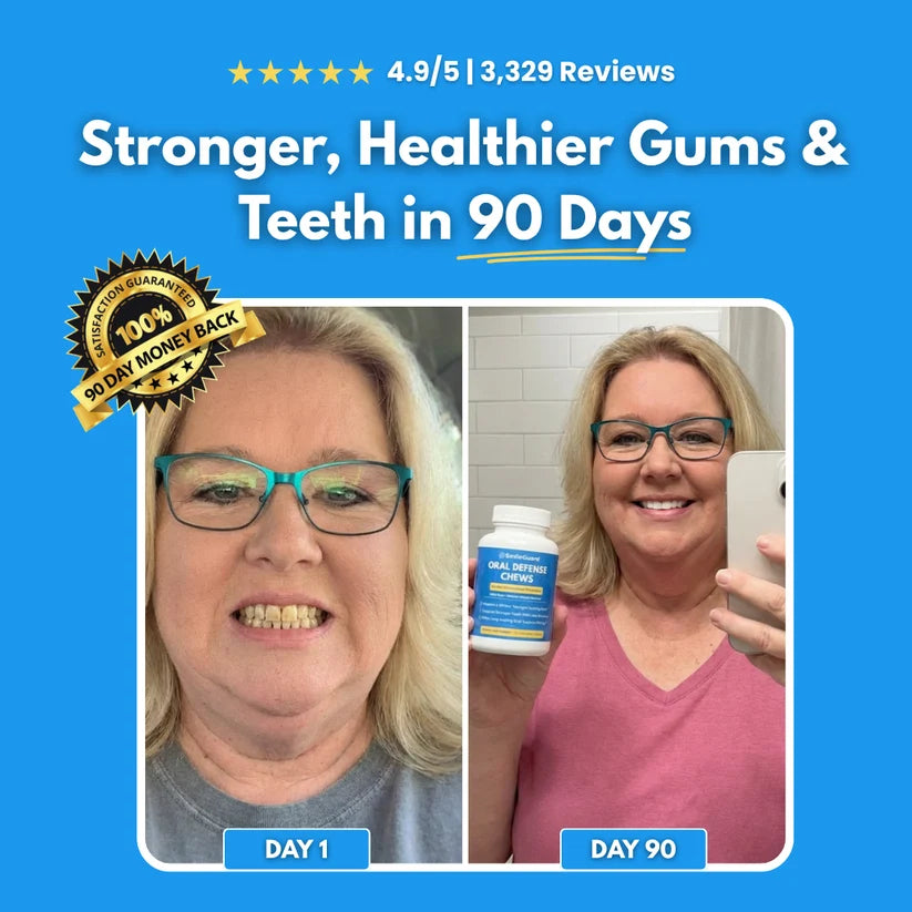 Restore Enamel & Support Healthier Gums and Teeth in One Chew