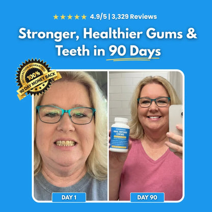 Restore Enamel & Support Healthier Gums and Teeth in One Chew