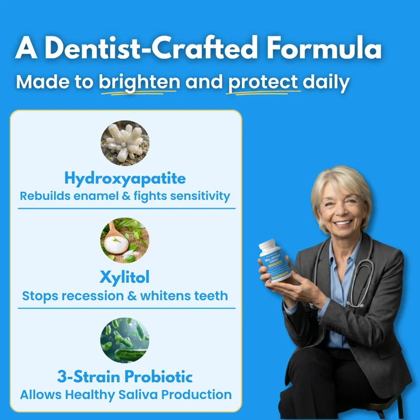 Restore Enamel & Support Healthier Gums and Teeth in One Chew